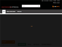 Tablet Screenshot of incenseexpress.com